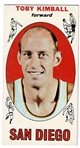 1969 Topps Basketball #39 Toby Kimball - San Diego Rockets